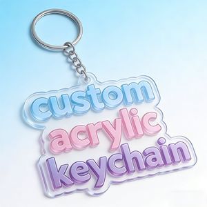 2026 Personalized Printed Design Acrylic Cartoon Keychain DIY Acrylic Se…