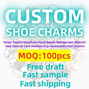 2026 Buckle And Button Decorations PVC Shoe Charm Logo Clog Charm Person…