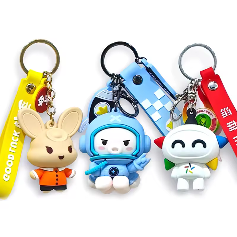 Business Gift Pvc Keychain 3d Logo Key Chain Soft Pvc Rubber Keychain So…