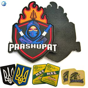 Embroidered Rubber Patches Logo Bulk 3D Garment Accessories Sew Us Carto…