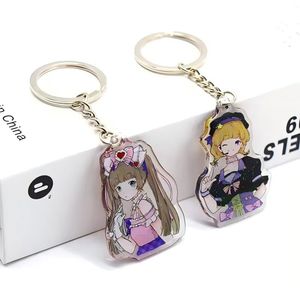Clear Acrylic Keychain Layered Double Sided For Business Gifts Personali…