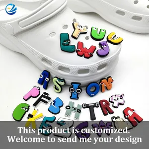 Croc Charms PVC Designer Croc Charm Vendor Wholese Shoe Decorations Rubb…