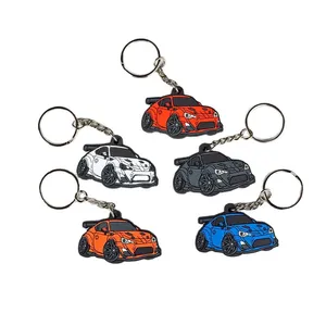 Customised PVC Logo Keychain High Quality Soft PVC Keychain Cartoon Car…