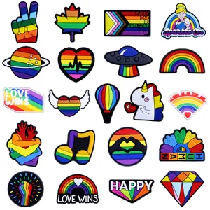 Different Shoe Charms For Croc, Shoe Decorations Pins Accessories Lgbt R…