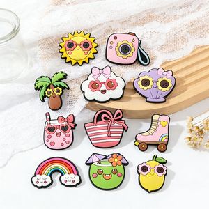 PVC Fresh Cool Summer Holiday Summer By The Sea Clog Shoe Charms