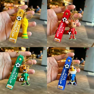 In Stock World 2026 Cup Rubber Balls Llaveros Personalizados Souvenir Gi…