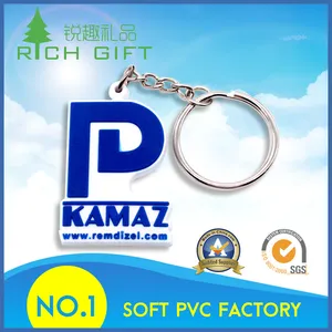 Hot Style Soft PVC Plastic Keychain With Logo