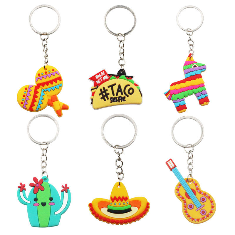 Custom 2D/3D Multi-Layer Soft PVC Rubber Keychain