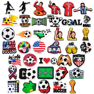 Soccer Croc Charms Football Pack Men Football Sports Shoe Charms Cool Cr…