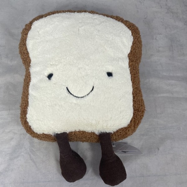 Artisan Sourdough Toast Slice with Melted Butter Pat Plush