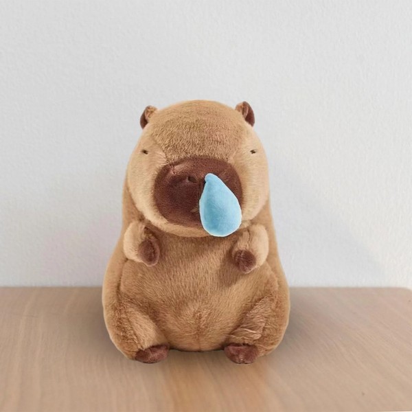 Interactive Pull-String Snot-Bubble Squeeze Capybara