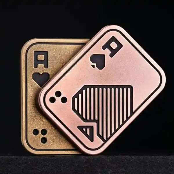 Stainless Steel Poker Ace Mechanical Haptic Push Slider