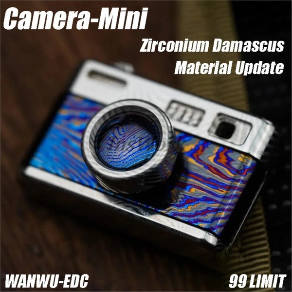 Zirconium Damascus Laser-Etched Executive Haptic Slider