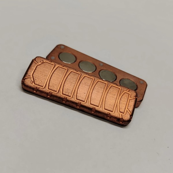 Copper Patina Heavyweight 120g Crisp Snap Finger Slider