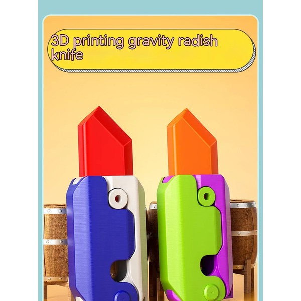 Pocket Mini Telescopic Gravity Laser Dagger Fidget Toy