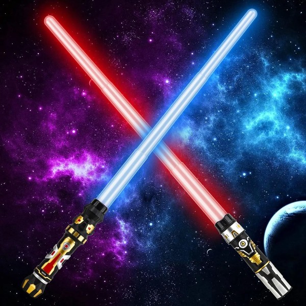 Cyberpunk Neon LED Edge Light-Up Telescopic Saber