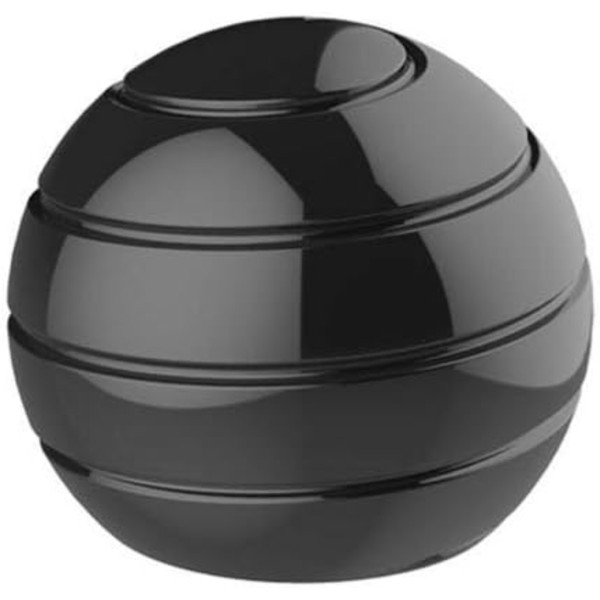 Matte Black Stealth Edition Hypnotic Vortex Desk Sculpture