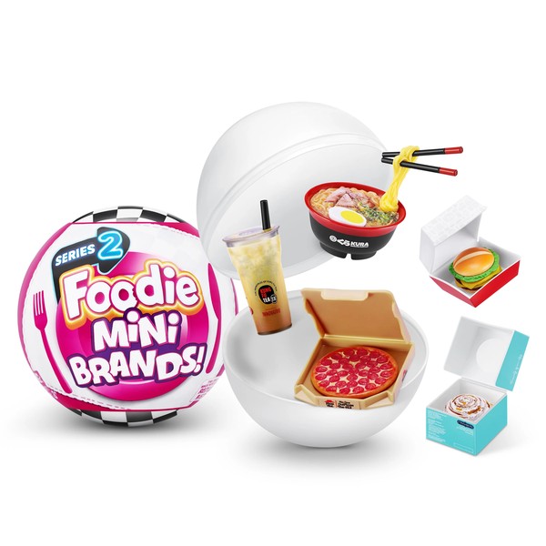 Miniature Fast Food Diner Burgers & Soda Blind Capsule Set