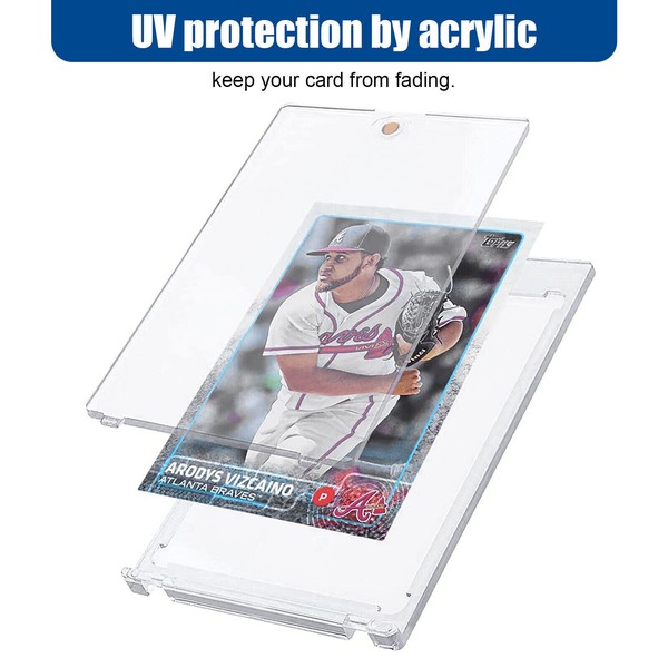 Magnetic One-Touch 35PT UV-Blocking Acrylic Card Slab