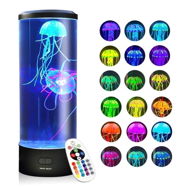 Extra Large 44cm Remote-Controlled 16-Color Sensory Water Aquarium