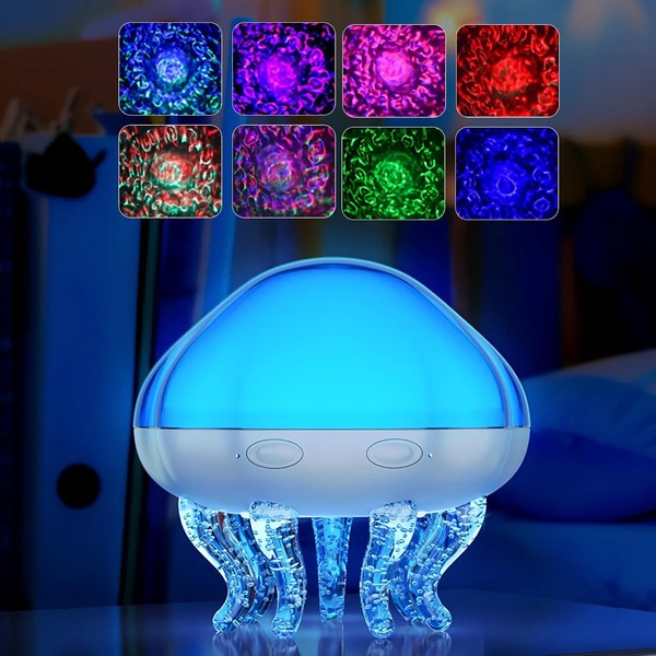 Bluetooth Speaker Integrated Sensory Jellyfish Ocean Projector
