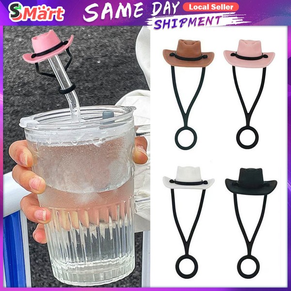 Western Cowgirl Hat & Cowboy Boot Straw Topper Set