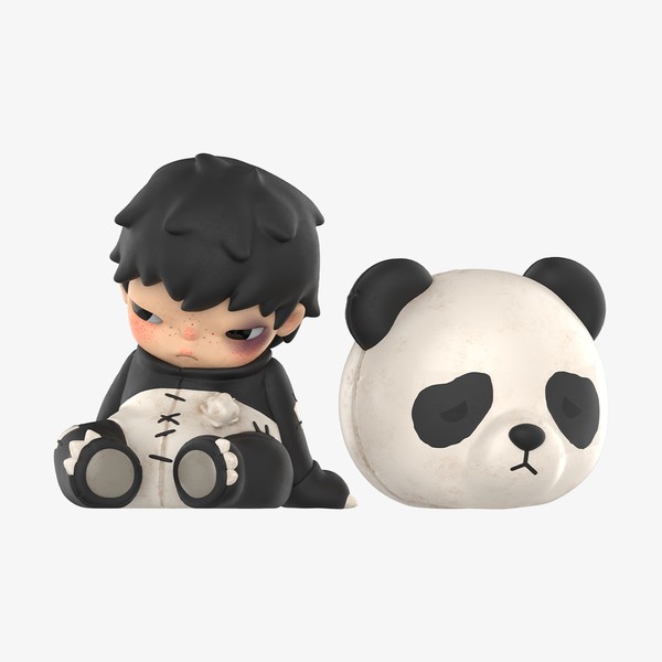 Hirono Mime Emotional Monotone Vinyl Art Plush Charm