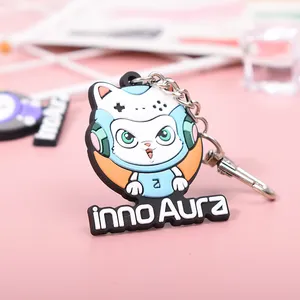 New Arrival Keyrings 3D Soft Rubber PVC Keychain 2D PVC Keychain